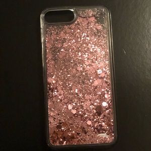 iPhone 8+ glitter case